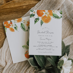 Invitación Citrus Bridal Shower