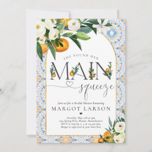 Invitación Citrus Bridal Shower Encontró Su Principal Squeeze