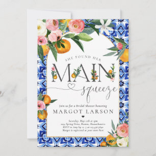 Invitación Citrus Bridal Shower Encontró Su Principal Squeeze