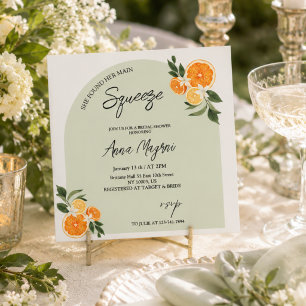 Invitación Citrus Encontró Su Gran Compresión Despedida de So