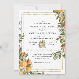 Invitación Citrus Orchard | Boda Botánico Boho