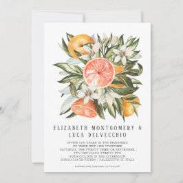 Invitación Citrus Orchard | Boda Botánico Boho