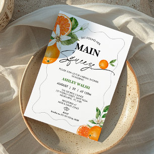 Invitación Citrus que encontró su principal ducha de brisa de
