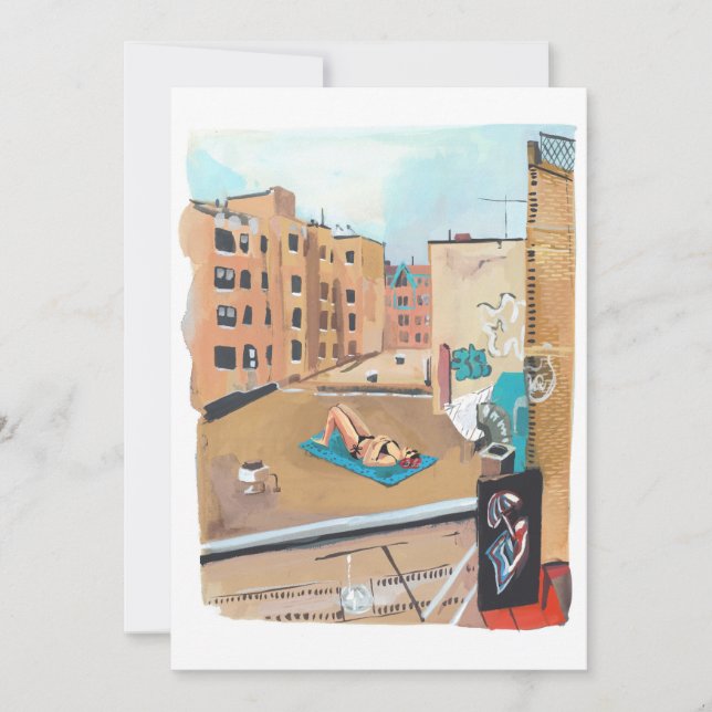 Invitación City Rooftop Beach (Anverso)