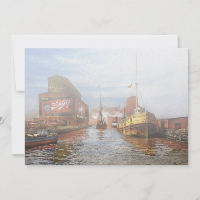 Invitación Ciudad - Chicago IL - Bebida Schlitz (Anverso)