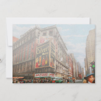 Invitación Ciudad - NY - Tastee's y Macy's 1942