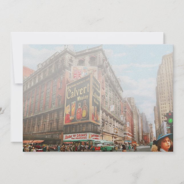 Invitación Ciudad - NY - Tastee's y Macy's 1942 (Anverso)