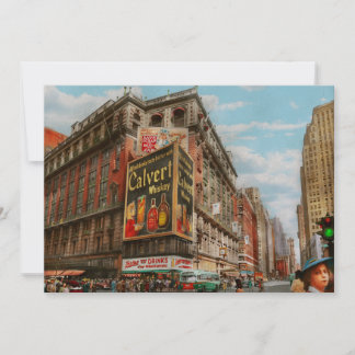 Invitación Ciudad - NY - Tastee's y Macy's 1942
