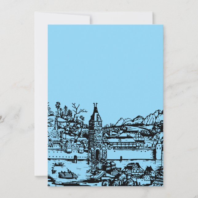 Invitación Ciudad ulm de Baden-Württemberg en Alemania (Anverso)