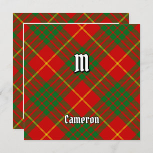 Invitación Clan Cameron Tartan