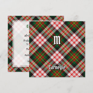 Invitación Clan Carnegie Dress Tartan
