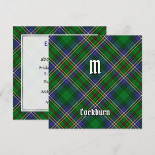 Invitación Clan Cockburn Tartan