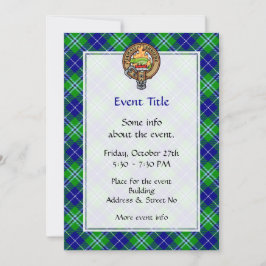 Invitación Clan Douglas Escudo por Tartán