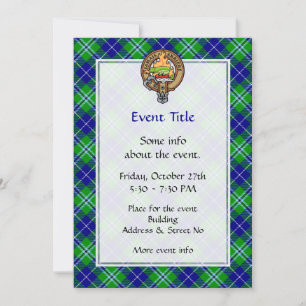 Invitación Clan Douglas Escudo por Tartán