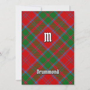 Invitación Clan Drummond Tartan