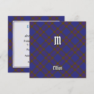 Invitación Clan Elliot Modern Tartán