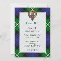 Clan Forbes Escudo sobre Tartán