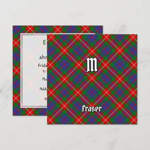 Invitación Clan Fraser de Lovat Tartán