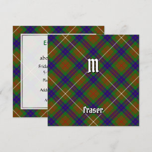 Invitación Clan Fraser Hunting Tartán