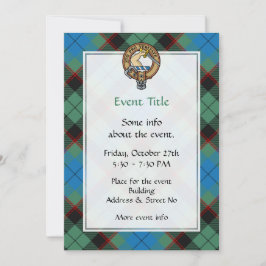 Invitación Clan Guthrie Escudo por Tartán