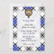Clan Hannay Escudo sobre Tartán