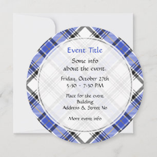 Invitación Clan Hannay Tartan