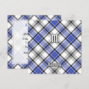 Invitación Clan Hannay Tartan