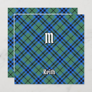 Invitación Clan Keith Tartan