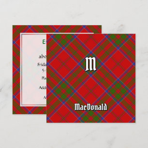 Invitación Clan MacDonald de Keppoch Tartán