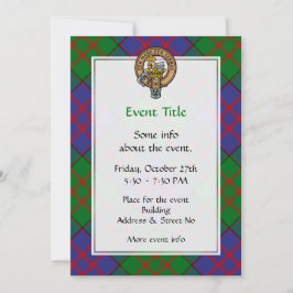 Invitación Clan MacDonald Escudo por Tartán