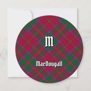 Invitación Clan MacDougall Tartan
