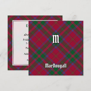 Invitación Clan MacDougall Tartan