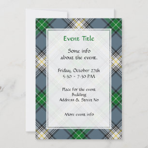 Invitación Clan MacDowall Tartan