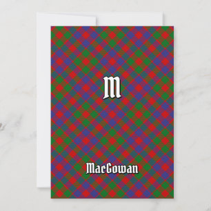 Invitación Clan MacGowan Tartan