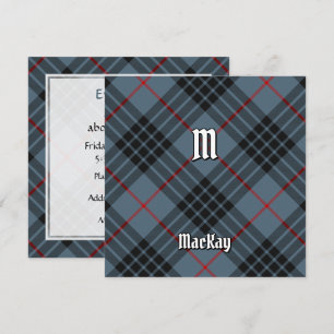 Invitación Clan MacKay Blue Tartan