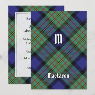 Invitación Clan MacLaren Tartan
