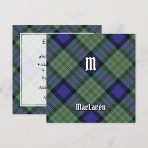 Invitación Clan MacLaren Tartan