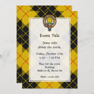 Invitación Clan MacLeod de Lewis Escudo