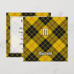 Invitación Clan Macleod de Lewis Tartán