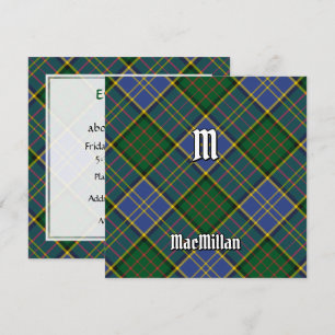 Invitación Clan MacMillan Hunting Tartán