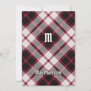 Invitación Clan MacPherson Hunting Tartan Invitation
