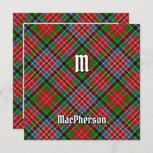 Invitación Clan MacPherson Tartan