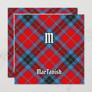Invitación Clan MacTavish Tartan