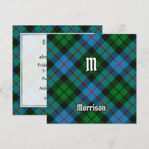 Invitación Clan Morrison Hunting Tartan
