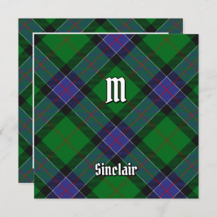 Invitación Clan Sinclair Hunting Tartan