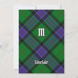Invitación Clan Sinclair Hunting Tartan