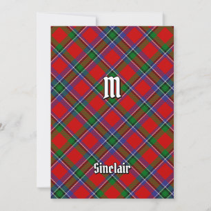 Invitación Clan Sinclair Tartan