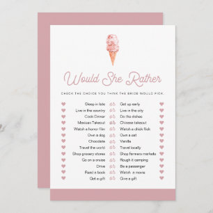 Invitación CLARA Retro Ice Cream Prefiere Un Juego De Novias