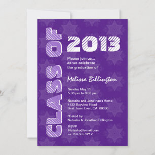 Invitación Clase 2013 o Cualquier año Grad V003
