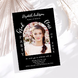 Invitación Clase 2025 de fotos del partido de graduación con 